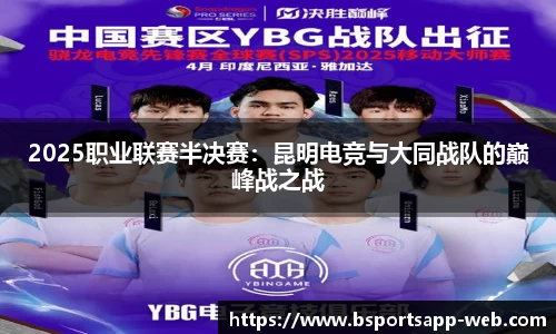 2025职业联赛半决赛：昆明电竞与大同战队的巅峰战之战